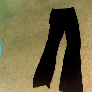 brand new black lululemon groove flare pants!